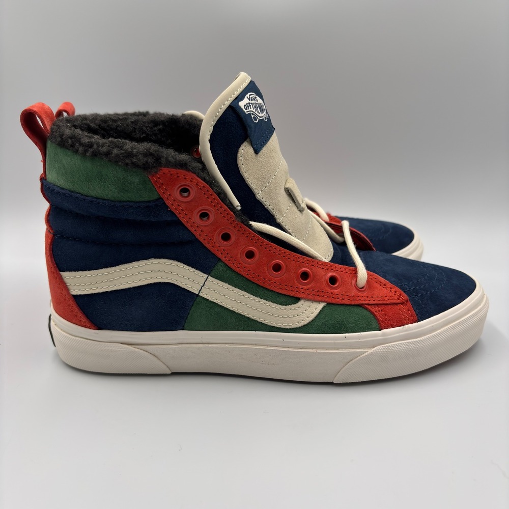 Vans Sk8-Hi MTE Multi Color Suede High Top Sneakers Men 9 Women 10.5 NEW - Picture 4 of 8